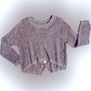 Express Cable Knit Sweater with peekaboo back Women’s Sized XS